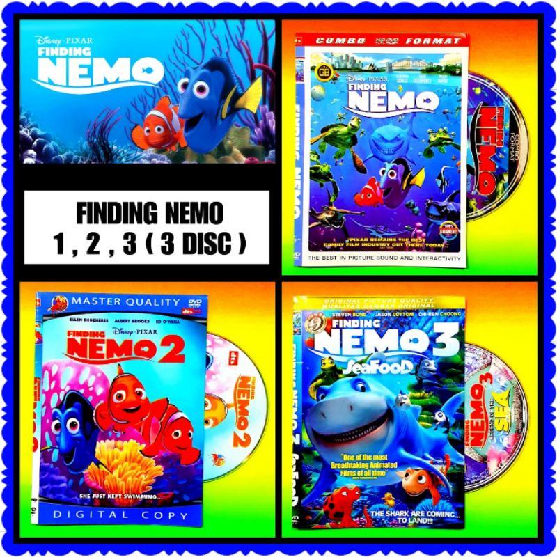 VARIASI KASET FILM FINDING NEMO LENGKAP-FILM FINDING NEMO DORY-FILM ANAK KARTUN TERBARU FINDING NEMO