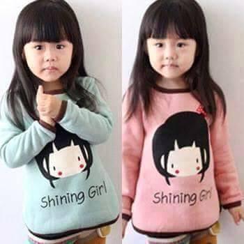Shining Kids / Baju Anak Perempuan/ Sweater Rajut Anak / Baju Rajut Karakter