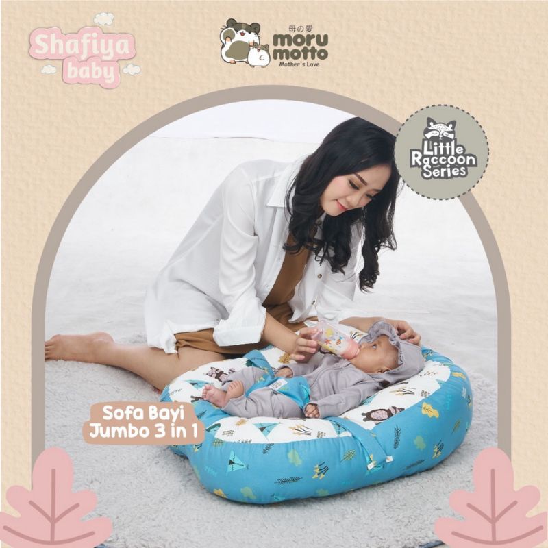 Moru Motto Baby Sofa 3 in 1 Jumbo Dialogue Premium Sofa Bayi MoruMotto