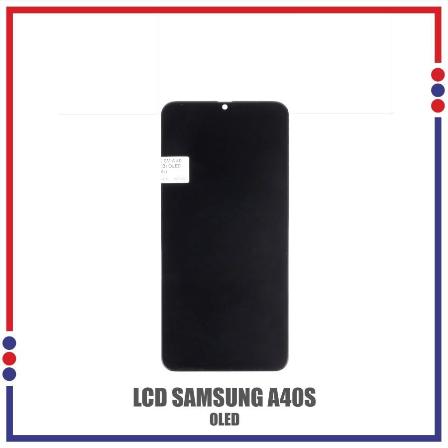 LCD SAMSUNG A40S OLED FULLSET - Hitam