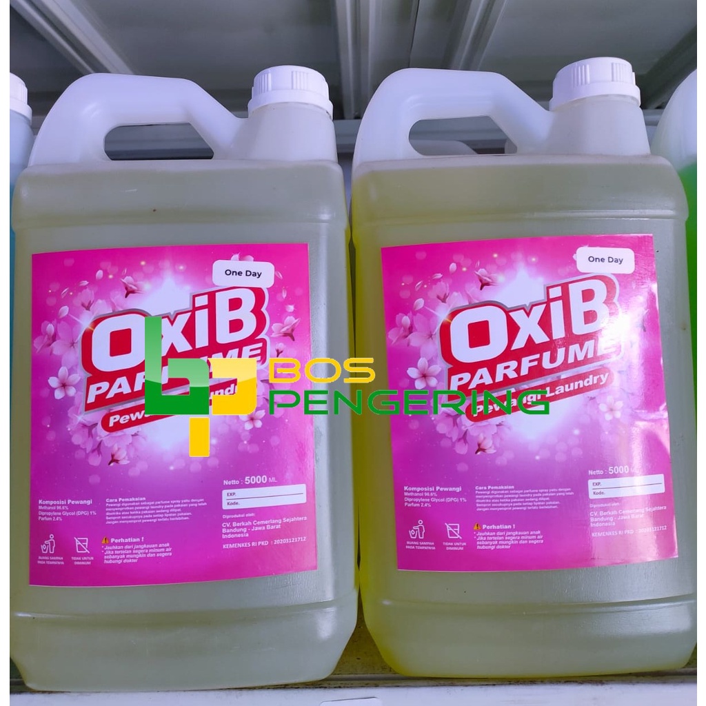 Pewangi Pakaian Laundry - OxiB Parfum Aroma One Day 5 Liter Fresh Sweet