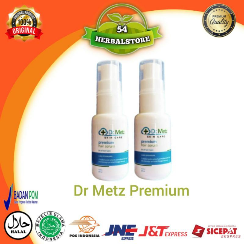 Dr. Metz Premium Hair Serum Obat Herbal Mengatasi Uban, Kebotakan dan Rambut Rontok