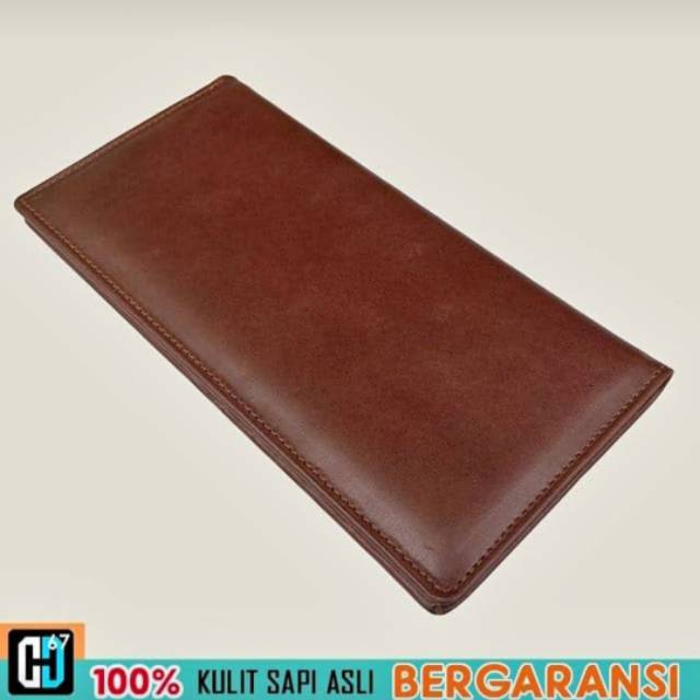 Dompet pria model panjang polos kulit asli handmade lokal keren/murah/original/kulitasl/handmade