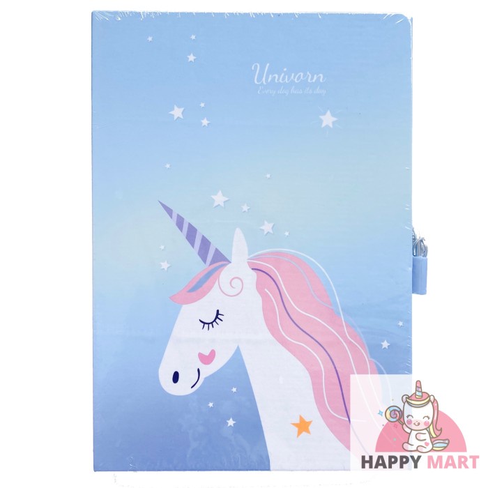 

[RESTOCK] Buku diary kunci dreamy unicorn - Varian 2