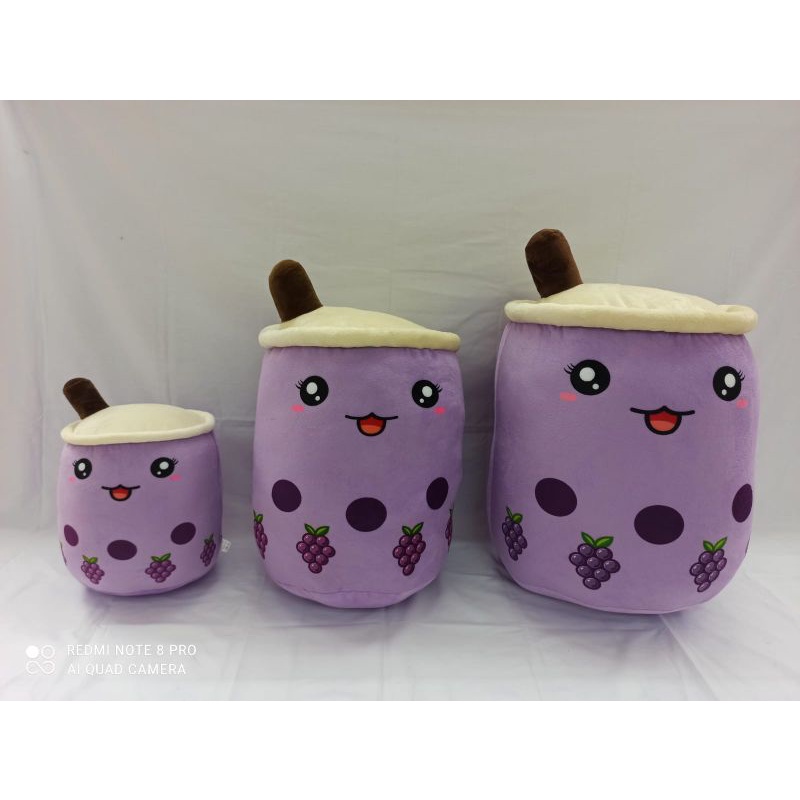 BANTAL minuman Boba rasa grape anggur yg menyegarkan ini guys