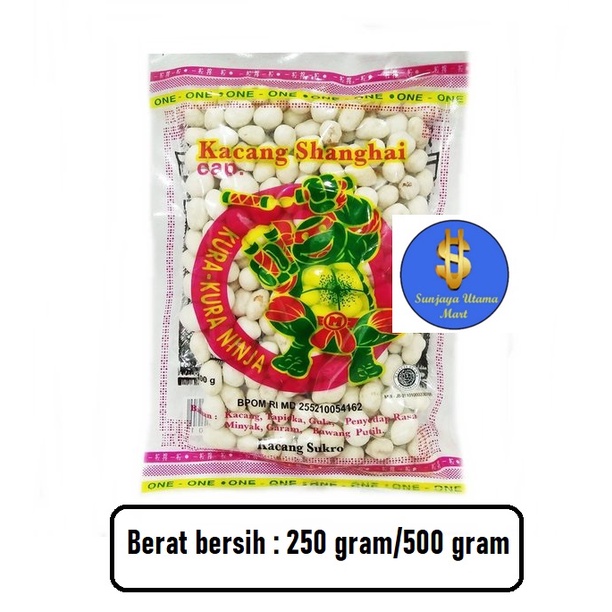 

Kacang Sukro Kacang Shanghai Cap Kura-kura Ninja 250g/500g