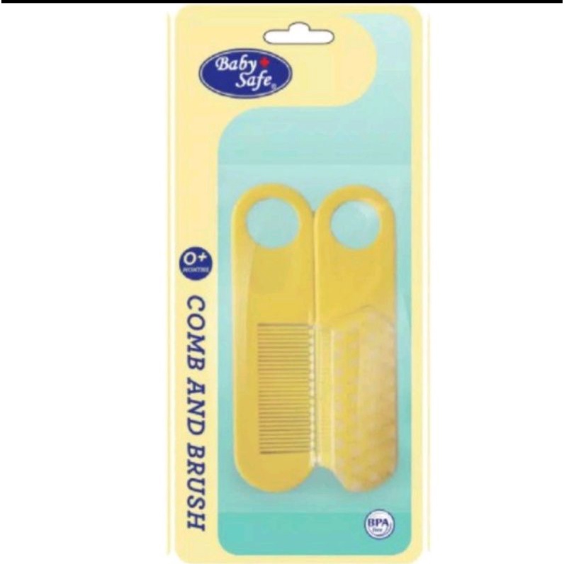 Sisir dan Sikat Bayi Babysafe Baby Safe Original Comb and Brush