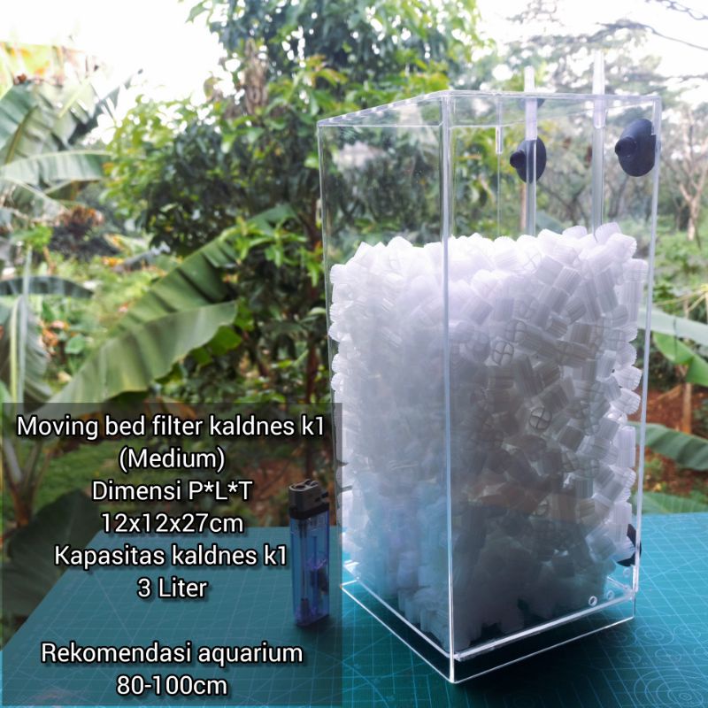 Moving bed filter kaldnes k1 (MEDIUM) with kaldnes k1 3liter