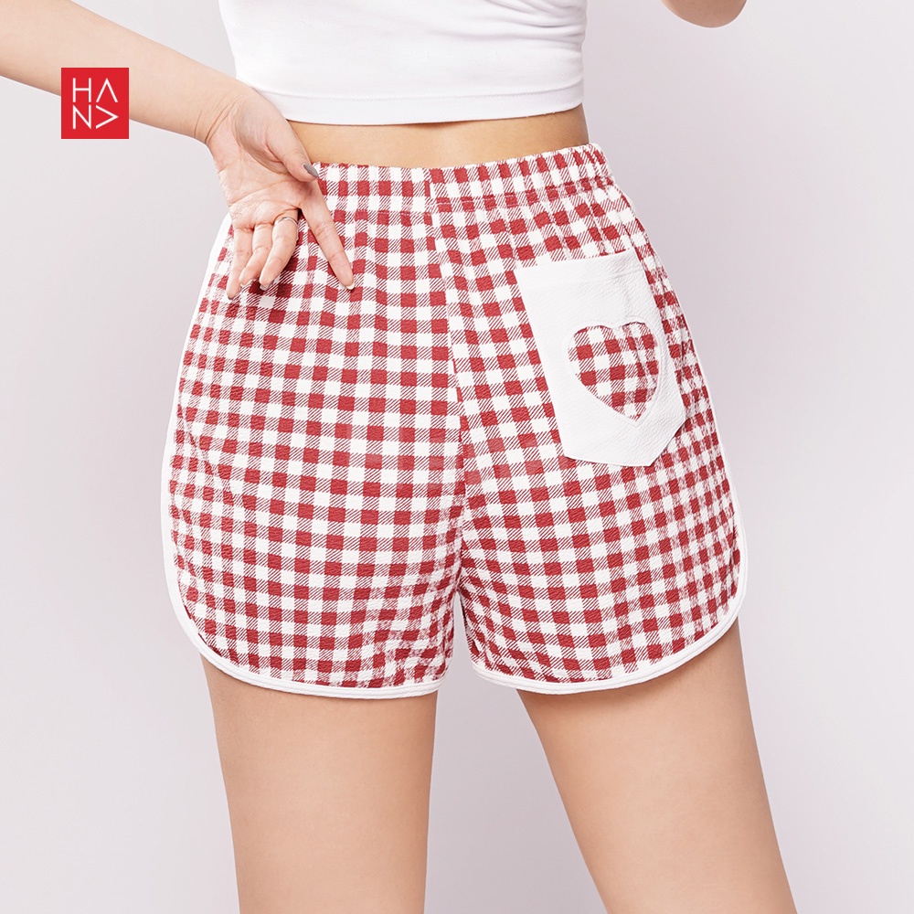 Hana Fashion - Reyya Square Short Pants Celana Pendek Wanita - SP164