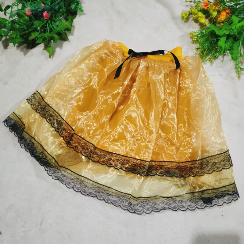 Rok Organza anak 2 3 4 tahun rok anak cewek perempuan rok pendek anak tutu ( rok organza anak )