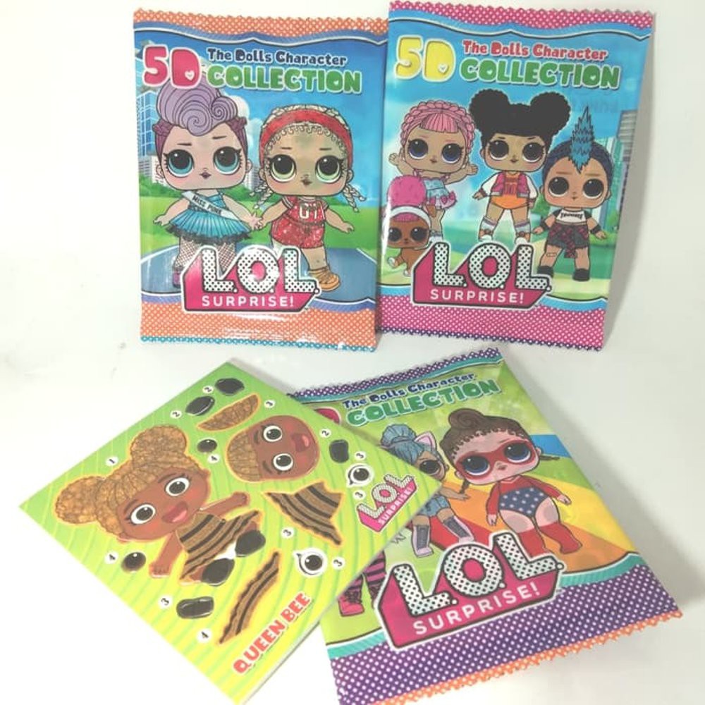 sticker stiker puzzle 5D LOL surprise mainan anak