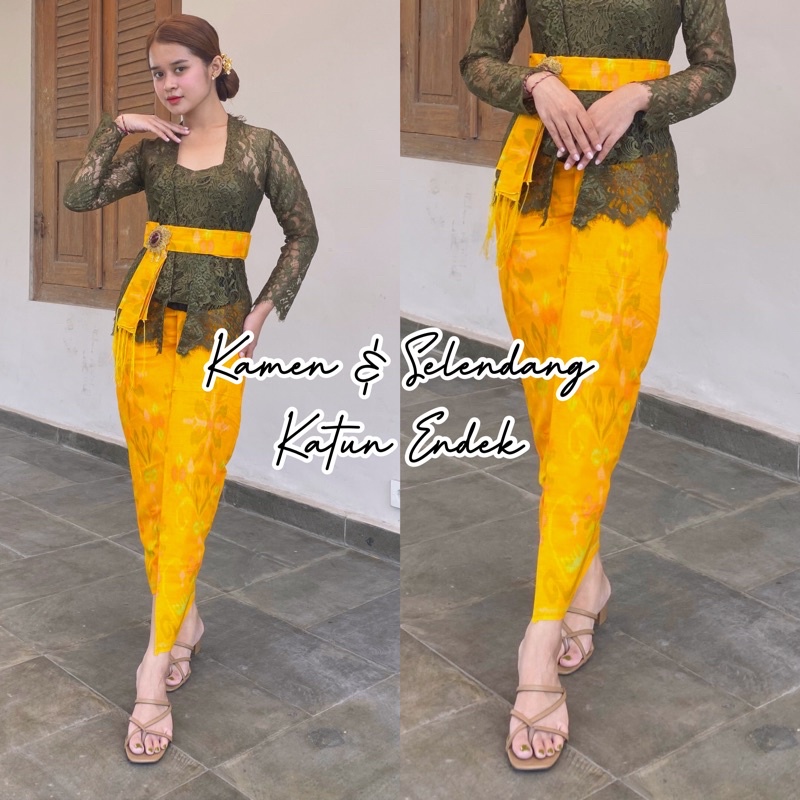 kamen selendang | kain set | kain lembaran | katun endek selendang | kain dan slendang | batik | kain batik | kain meteran