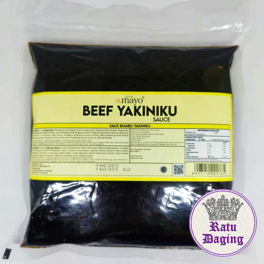 

Saos Yakiniku Jepang@500gr - Resto Quality