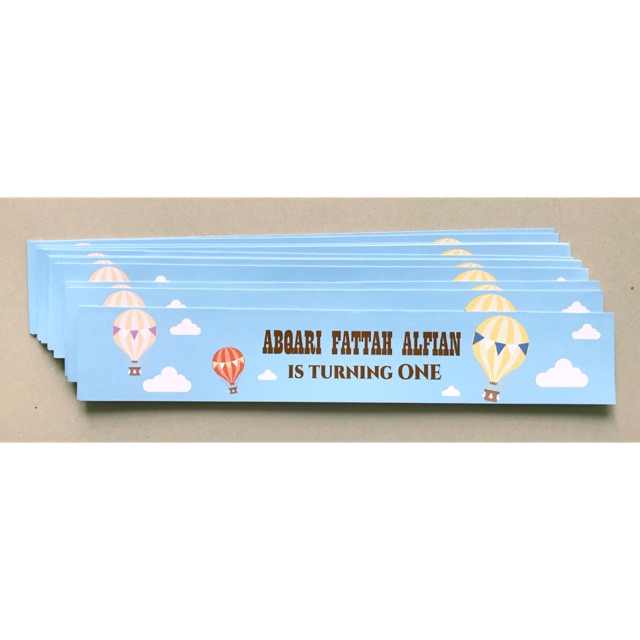 

Label Air Mineral Baloon