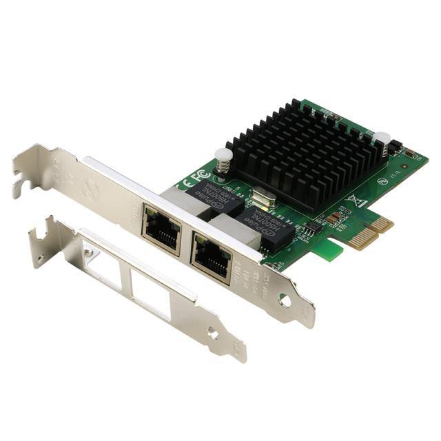 LAN Card 2 Port Intel PCIE Gigabit Lan Ethernet