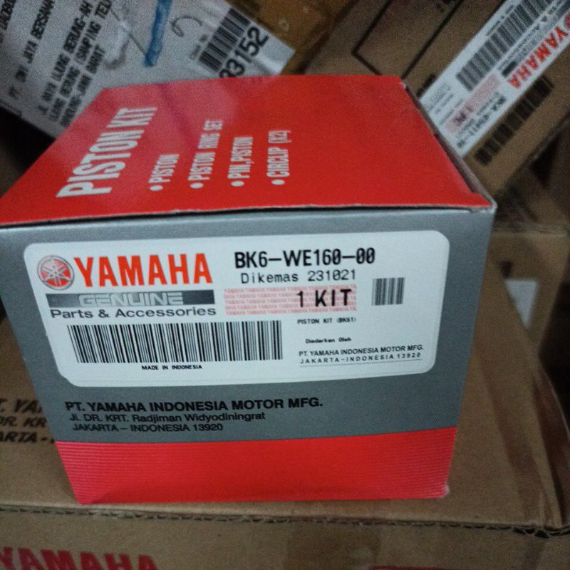 Piston Kit R15 VVA  V3 PNP Nmax Aerox 58mm-Piston Kit BK6