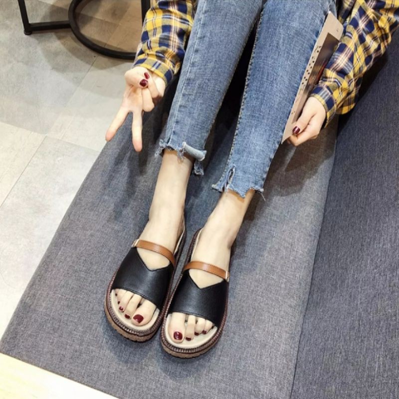 mqstars-Sandal Slip Tali Wanita Sendal Birken.azr.01