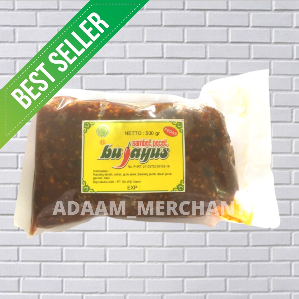 

Sambel Pecel Khas Solo BU JAYUS 500 gr | PEDAS