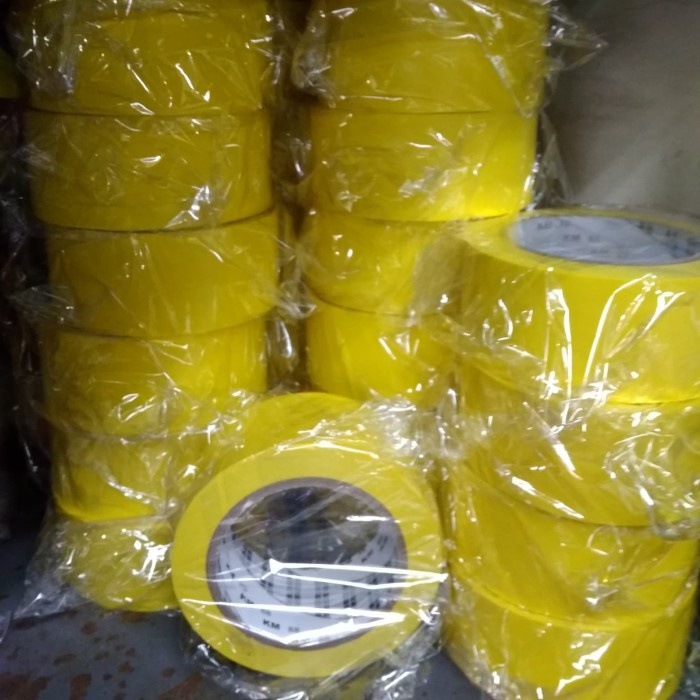 

Unik Lakban Lantai Km 88 / Floor Marking Tape Yellow 2"X 33 Meter Murah