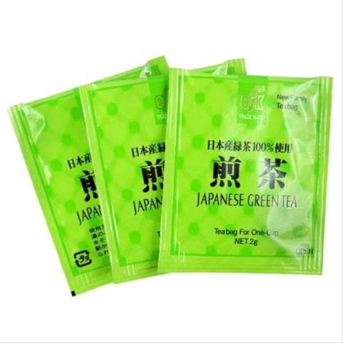 

Bb06F21D Osk Teh Hijau Jepang Greentea Sachet 2G Halal Greentea Import Jepang - Hijau-Greentea