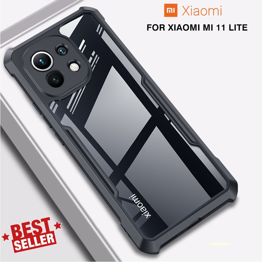Case Xiaomi MI 11 LITE Beatle Bumper Transparan Clear Casing Armor