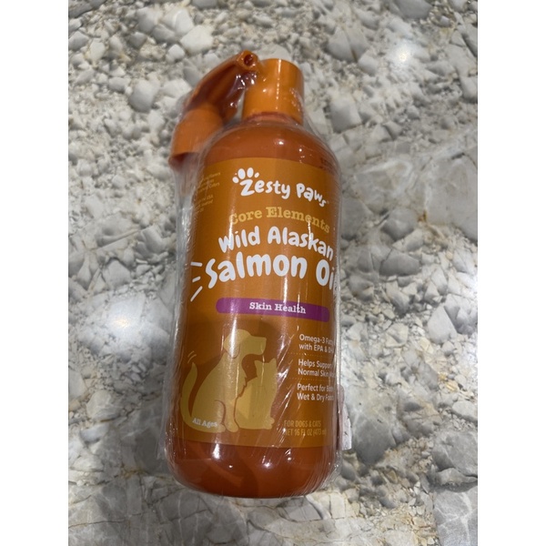 Zesty Paws Salmon Oil for dogs 473ml exp 2023
