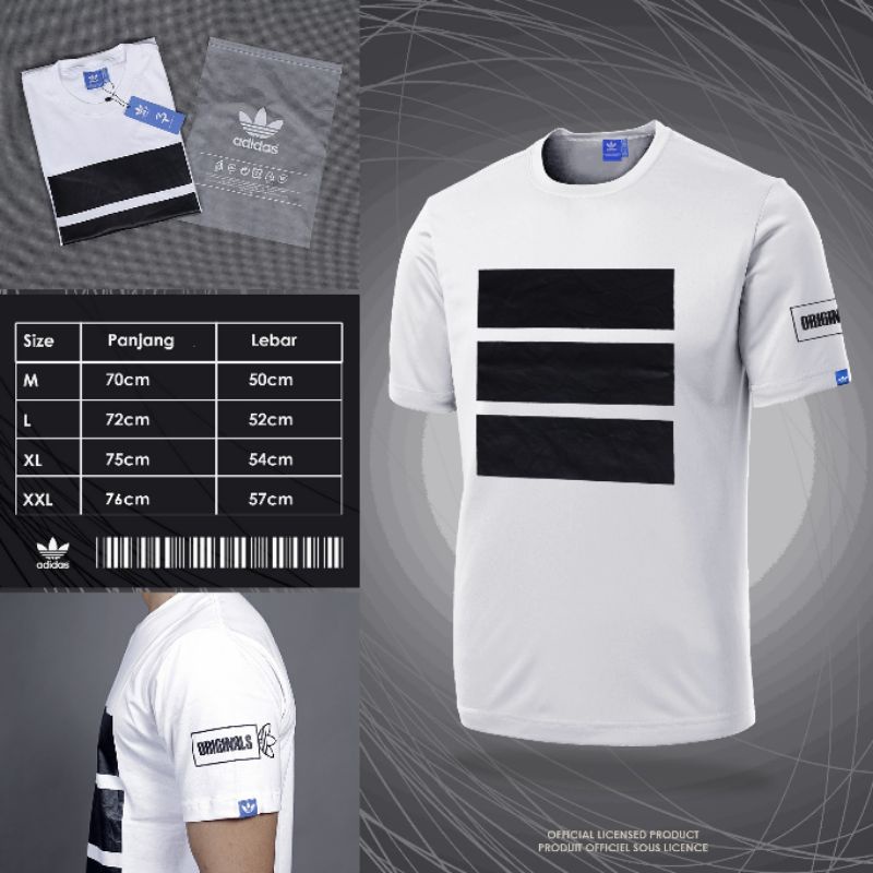 TEES ADIDAS BERLIN (WHITE),ADIDAS LENGAN PENDEK,ADIDAS ORIGINAL
