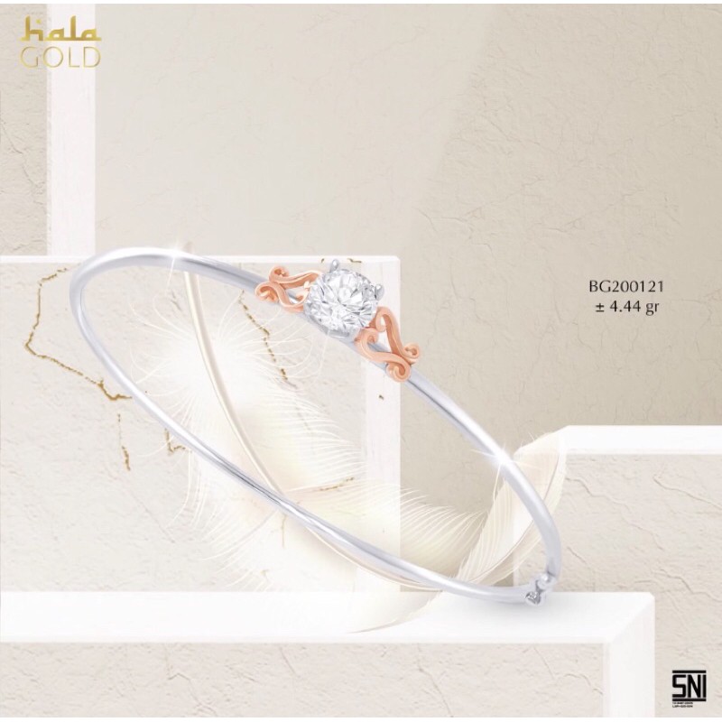 Hala Gold Gelang Swan Series-BG200121