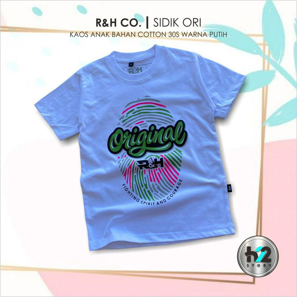 Kaos Anak Distro Baju Anak Distro Bahan Cotton 30S  Kekinian By H22Story