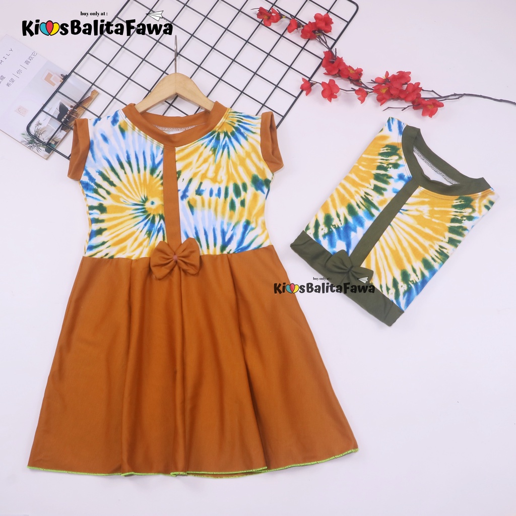 Dress Lala uk 5-6 Tahun TYPE C / Dres Fashion Kids Perempuan Cewek Baju Anak Bunga Casual Pesta Gaun