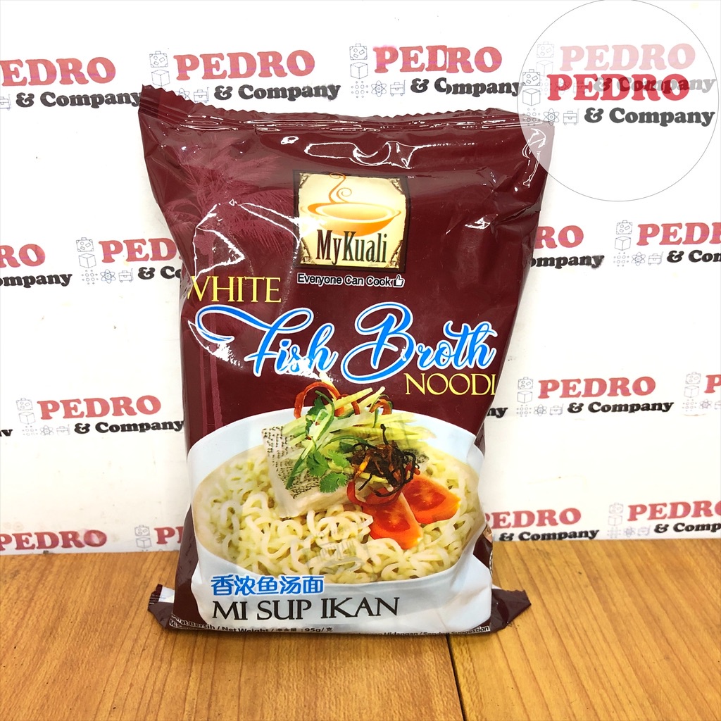 

Mykuali white fish broth NOODLE 95 gram - mi sup ikan kuah instant