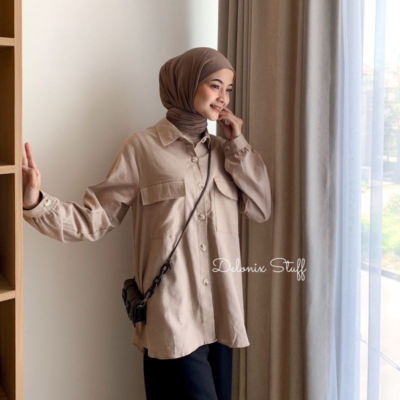 DELONIX | Erisya linen top