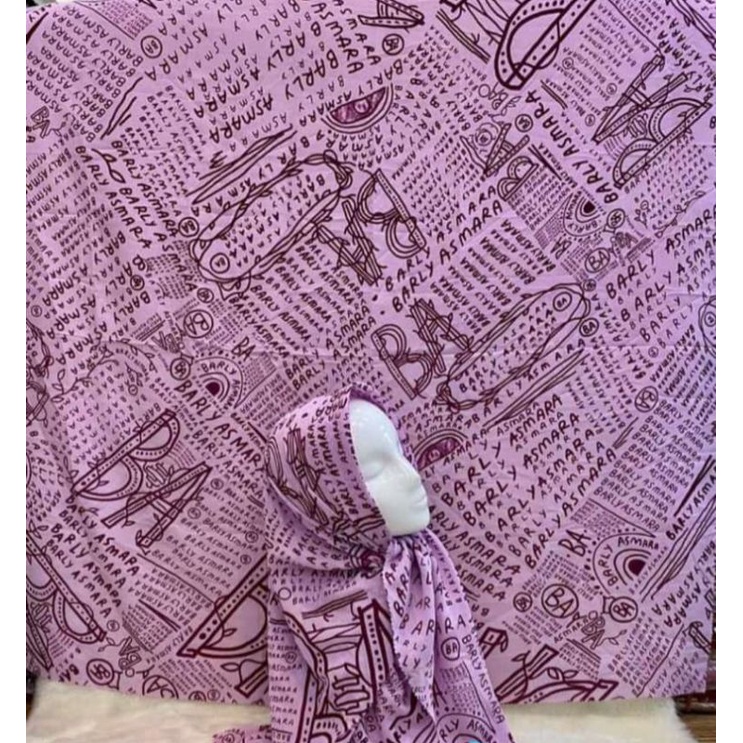 hijab koran/jilbab koran/kerudung koran/denay koran||park 1-Asmara ungu