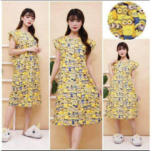 Daster kekinian Motif kartun