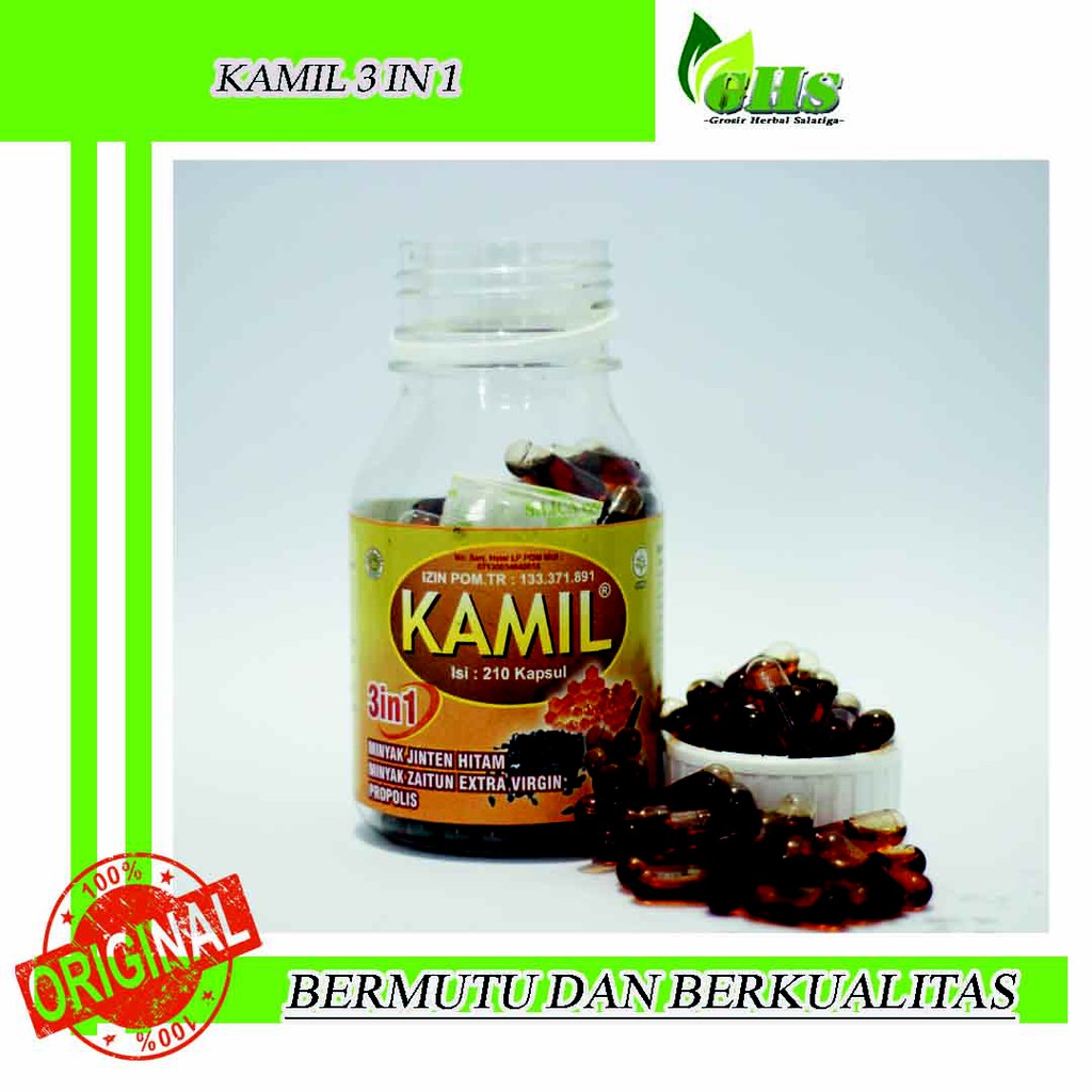 Kamil 3in1 isi 210 Asli Berkualitas