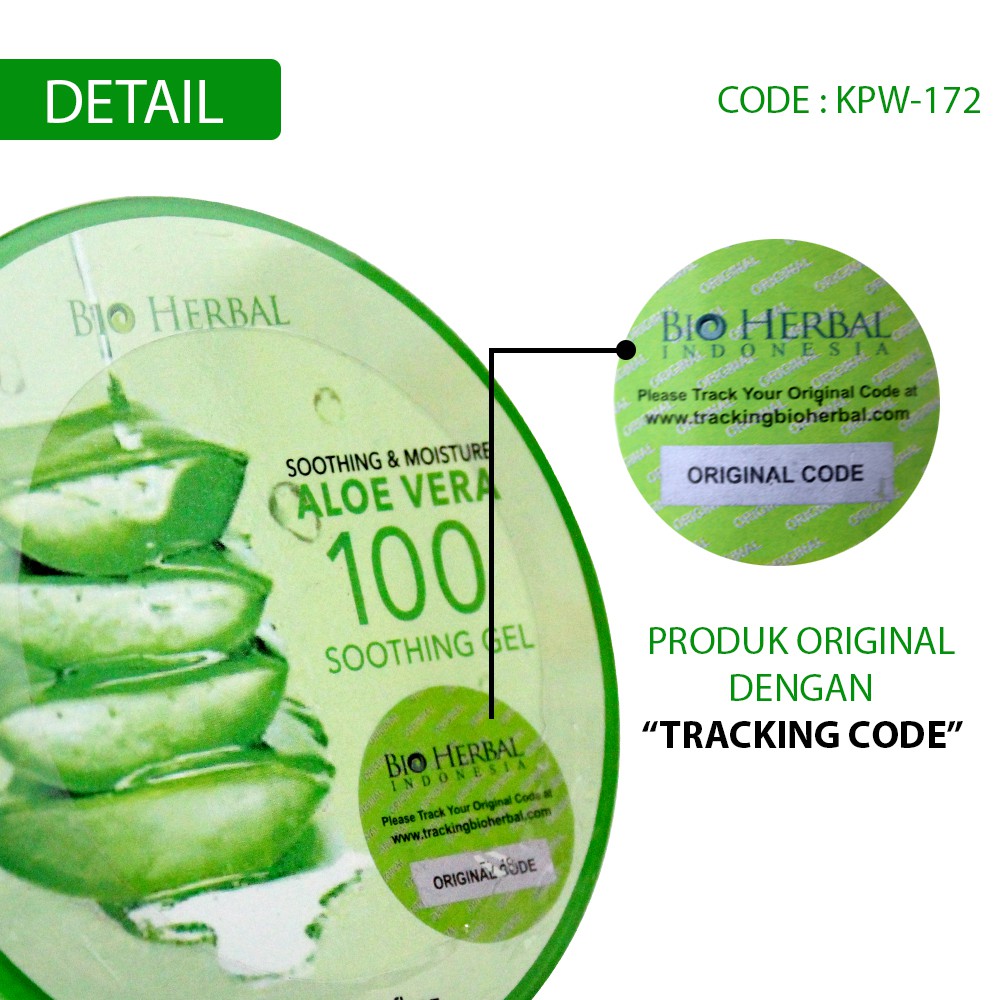 Bio Herbal Aloevera Soothing &amp; Moisture Aloe Vera Soothing Gel - KPW-172