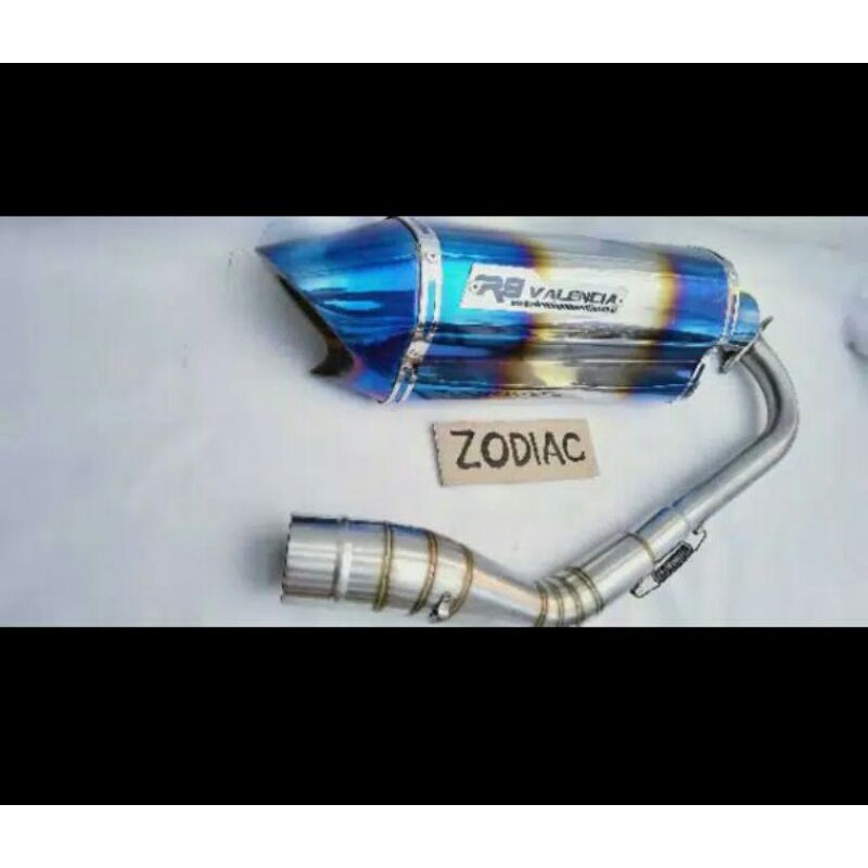 knalpot R9 Valencia blue nmax aerox Vario Beat dll