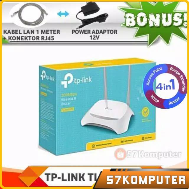 BUKAN MR3420 v5 ROUTER TP-LINK  - Router Wifi Wireless TP-Link TL-WR840N v6.2 TL-WR844N TPLINK 820n