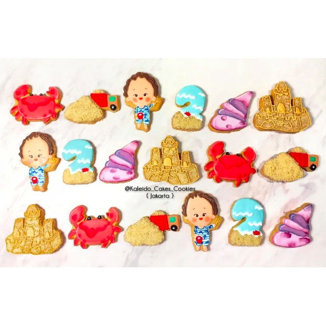 

Beach Theemed Cookies