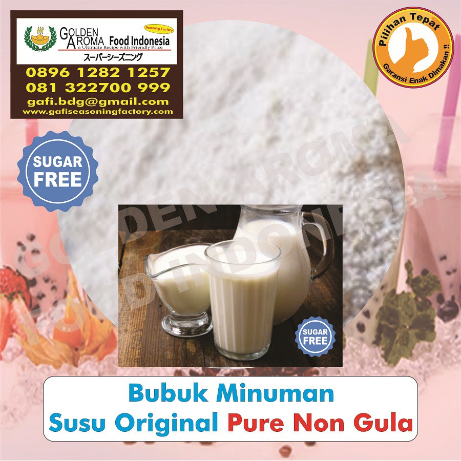  Bubuk  Minuman Susu  Original Pure Non Gula 1 Kg Fresh Milk 