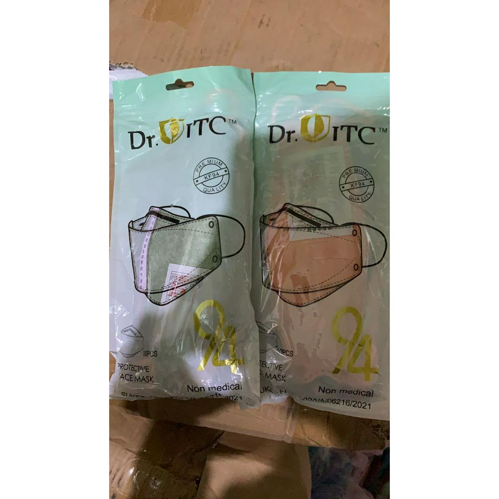 MASKER KF94 YNB CARE, DR ITC ISI 10PCS MIX WARNA TERMURAH