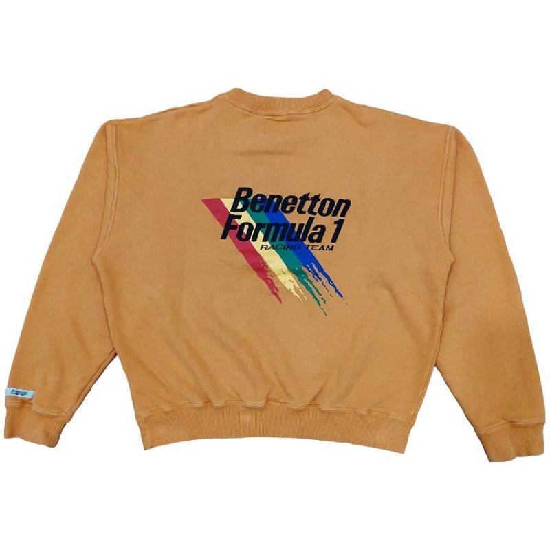 Crewneck Vintage Benetton Formula 1 Second Original Sweatshirt Preloved