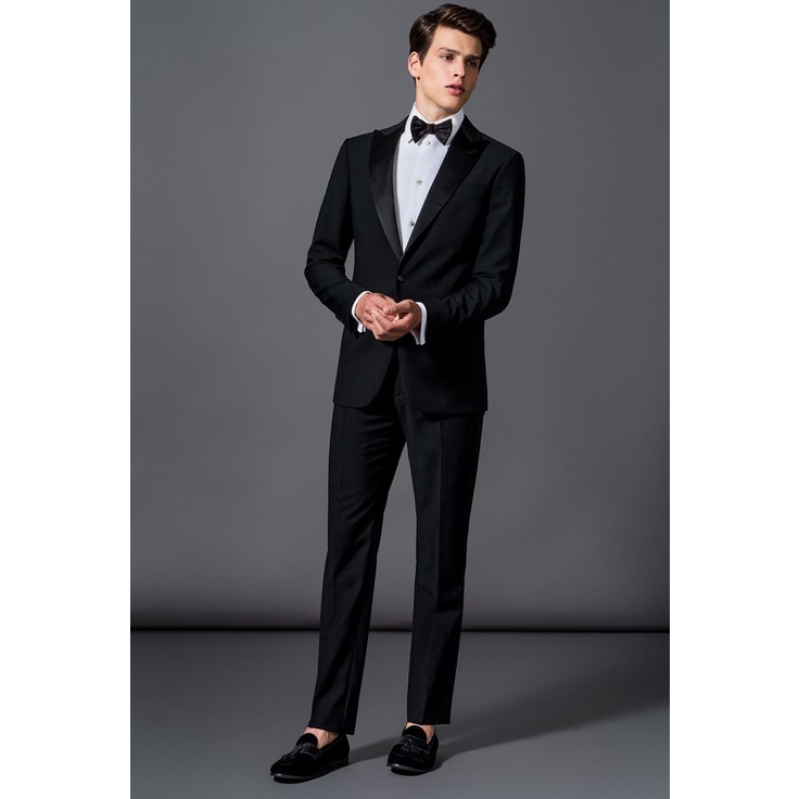 SETELAN JAS PRIA WARNA HITAM FORMAL RESMI 4IN1 - SLIMFIT BLACK CASUAL SLIMFIT ORIGINAL NIKAYU HIGH TWIST