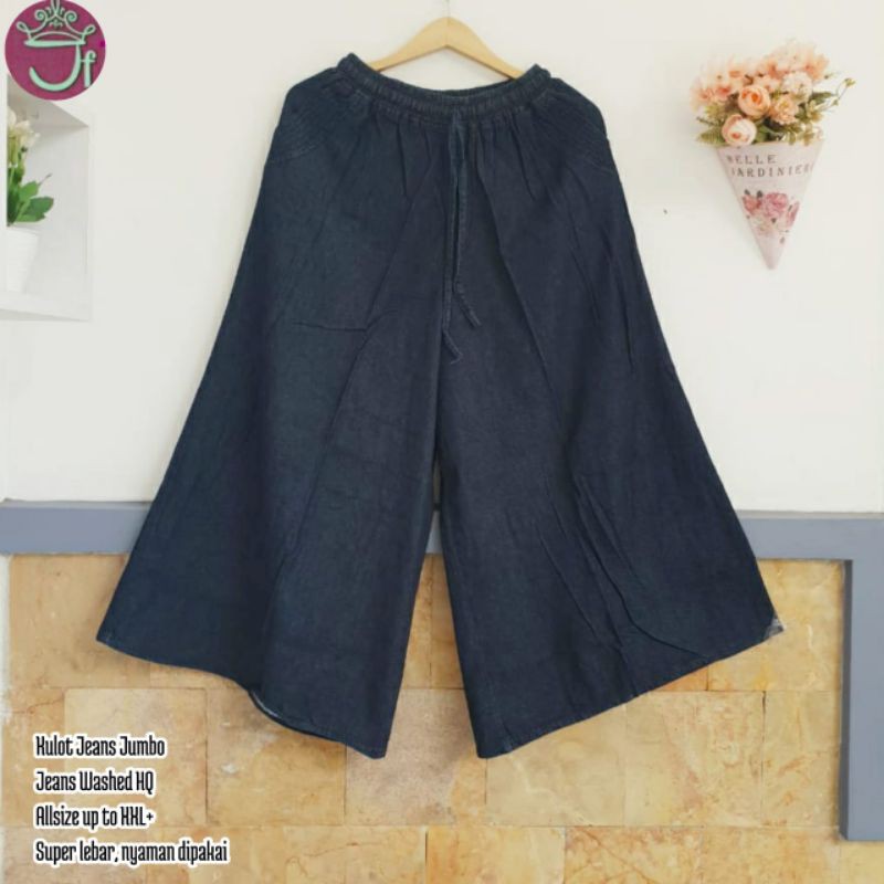 Kulot jeans XXL (SUPER LEBAR/MAYUNG) //JF6753