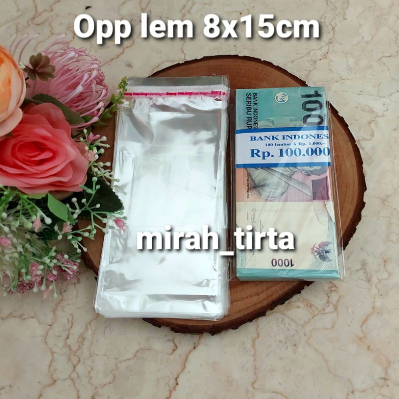 

PLASTIK KACA UANG BARU 100 LEMBAR. PLASTIK UANG BARU .Plastik opp uang PLASTIK BENING UANG