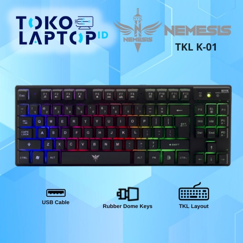 NYK Nemesis K-01 / K01 TKL Wired Gaming Keyboard