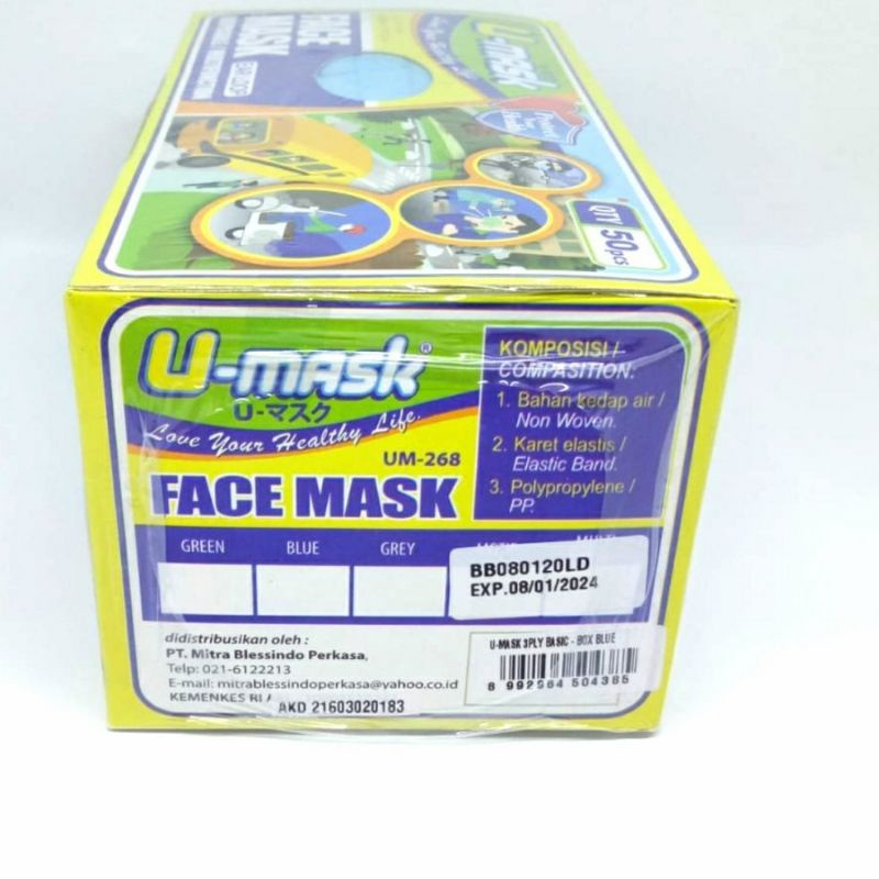 Masker Fit U Mask isi 50 pcs