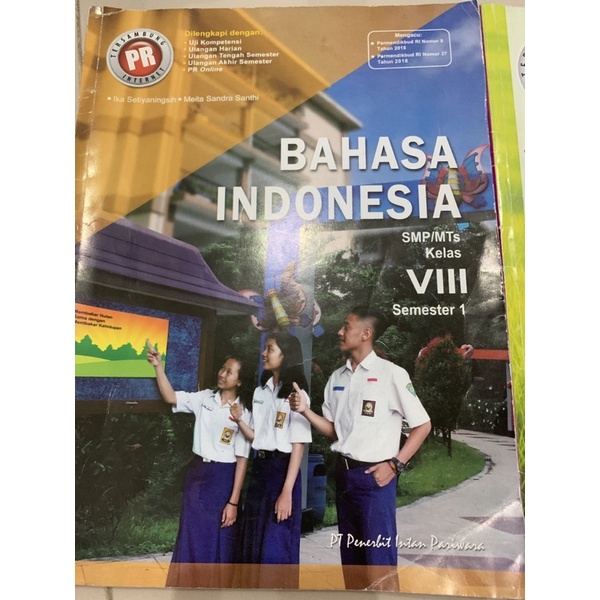 lks buku kerja bahasa indonesia kelas 8 intan pariwara