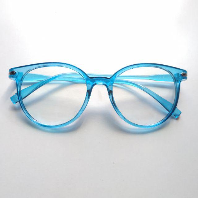 Kaca Mata Anti Radiasi Wanita Pria Kacamata Antiradiasi Layar HP Komputer TV Laptop Kcamata Import Korea Murah Terbaru-Blue Electric