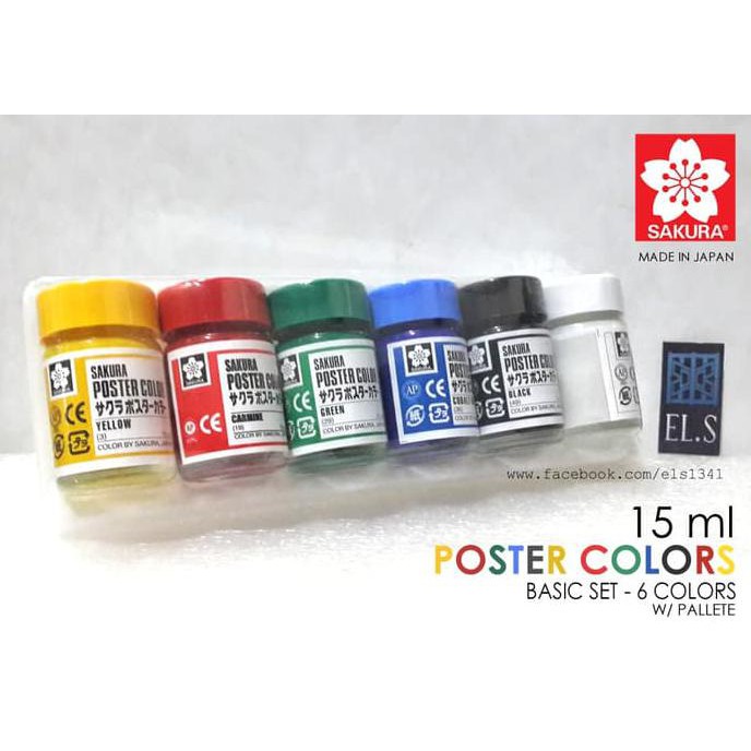 

ILARISl Sakura Poster Colors - Basic Set 15ml